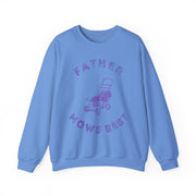 Father Mows Best Lawn Care Gardener Sweatshirt Father's Day Gift for Him