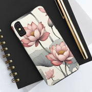 Vintage Lotus Blossom Phone Case Gift for Her - Trending Floral Design