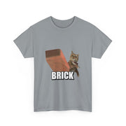 Funny Cat Throwing Brick - Angry Cat Meme T-Shirt - Unisex Apparel