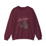 Arizona AZ Pride State Map Cactus Desert Vintage Sweatshirt - Unisex Apparel