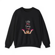 Inappropriate Little Ms Furry Cat Adult Humor Women's Sweatshirt