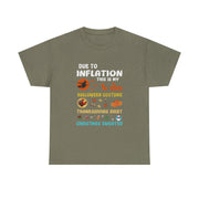 Funny Inflation Holiday T-Shirt - Unisex Apparel