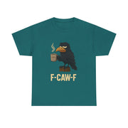 Black Crow F-CAW-F Coffee Crow Funny Raven Gothic Halloween T-Shirt - Unisex Apparel