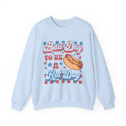 Funny BBQ Hot Dog Grilling Sweatshirt Independence Day Gift Unisex