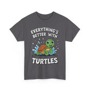Cute Turtle Lover T-Shirt – Adorable Animal Graphic Tee for Boys, Girls & Turtle-Loving Adults