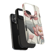Vintage Lotus Blossom Phone Case Gift for Her - Trending Floral Design