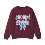 Second Grade Coquette Bow Pencil Back To School Sweatshirt | Cute Student Gift Unisex