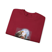 Funny Eagle Howling At The Moon Sweatshirt for Bird Lovers