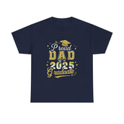 Proud Dad of 2025 Graduate Senior Graduation T-Shirt - Gift for Him