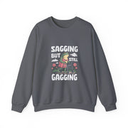 Funny Frog Meme Women's Sweatshirt - Sagging But Still Gagging