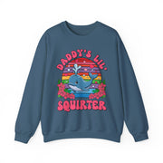 Inappropriate Funny Daddy's Lil Squirter Sweatshirt Gift for Her