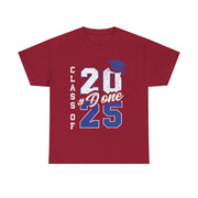 DONE Class of 2025 Graduation T-Shirt – Bold Grad Seniors 2025 Tee for Him or Her to Celebrate the Big Day
