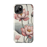 Vintage Lotus Blossom Phone Case Gift for Her - Trending Floral Design