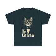 Funny CatFather Cat Dad T-Shirt Gift for Him