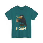 Black Crow F-CAW-F Coffee Crow Funny Raven Gothic Halloween T-Shirt - Unisex Apparel