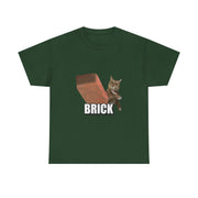 Funny Cat Throwing Brick - Angry Cat Meme T-Shirt - Unisex Apparel