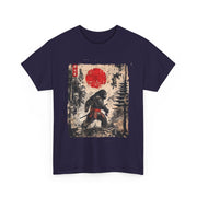 Funny Samurai Bigfoot Japanese Vintage Ukiyo-e Art Unisex T-Shirt