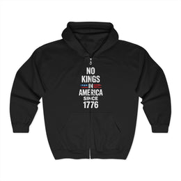 No Kings In America Since 1776 Zip Hoodie Unisex Gift