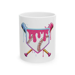 Baseball Drip Ice Cream Youth Boys Mug
