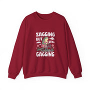Funny Frog Meme Women's Sweatshirt - Sagging But Still Gagging