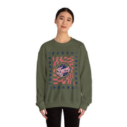 Retro Wavy Checkerboard WNBA Indiana Fever Unisex Sweatshirt