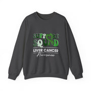 Groovy Support Squad Green Ribbon Liver Cancer Awareness Sweatshirt Unisex Gift