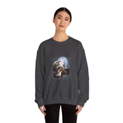 Funny Eagle Howling At The Moon Sweatshirt for Bird Lovers