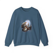 Funny Eagle Howling At The Moon Sweatshirt for Bird Lovers