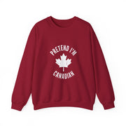 Funny Canadian Halloween Costume Sweatshirt for Men & Women