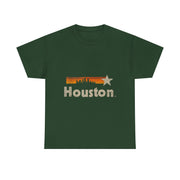 Vintage Houston Texas Strong Stripes City T-Shirt Unisex T-Shirt