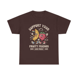 Retro Fruit LGBT Pride Support T-Shirt  Support Your Fruity Friends Unisex Apparel