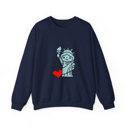 Statue Of Liberty I Love New York Sweatshirt - Unisex Apparel