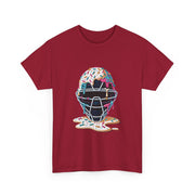 Cool Baseball Catcher Ice Cream T-Shirt Gift for Boys