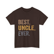 Best Uncle Ever T-Shirt – Funny Gift from Niece with Bold Lettering for Father’s Day or Birthday