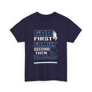God First Family Second Then Dallas T-Shirt Gift for Him
