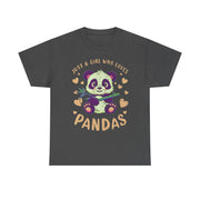 Just a Girl Who Loves Pandas Cute Panda T-Shirt Gift for Her