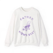 Father Mows Best Lawn Care Gardener Sweatshirt Father's Day Gift for Him