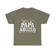 Tengo Dos Titulos Papa Abuelo Funny Spanish Father's Day T-Shirt Gift for Him