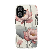 Vintage Lotus Blossom Phone Case Gift for Her - Trending Floral Design