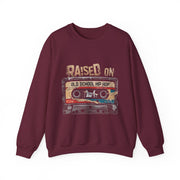 Raised On Old School Hip Hop Sweatshirt Vintage Rap Music Apparel