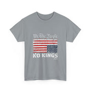 No Kings in America Distress Flag Upside Down We the People T-Shirt - Unisex Apparel