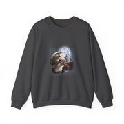 Funny Eagle Howling At The Moon Sweatshirt for Bird Lovers