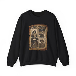Black Cowboy Western Rodeo Melanin Black History Texas Sweatshirt Gift for Him