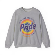 Pride Removes Stubborn Orange Stains Sweatshirt – Funny Retro LGBTQ+ Statement for Pride Month & Protest Style