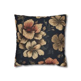 Vintage Floral Pillow Case Botanical Illustration Home Decor Gift for Her & Him