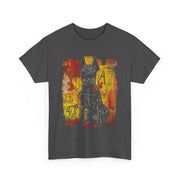 Womens Pop Art Dog 90s Graffiti V-Neck T-Shirt Gift for Her