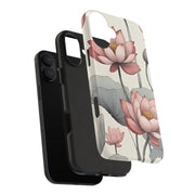 Vintage Lotus Blossom Phone Case Gift for Her - Trending Floral Design