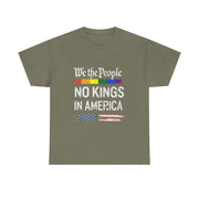 No Kings in America T-Shirt – Bold Patriotic Statement Tee for Politically Active Men