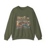 Raised On Old School Hip Hop Sweatshirt Vintage Rap Music Apparel