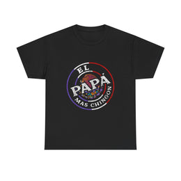 Father's Day El Papa Mas Chingon Funny Mexican Spanish Dad T-Shirt Gift for Him